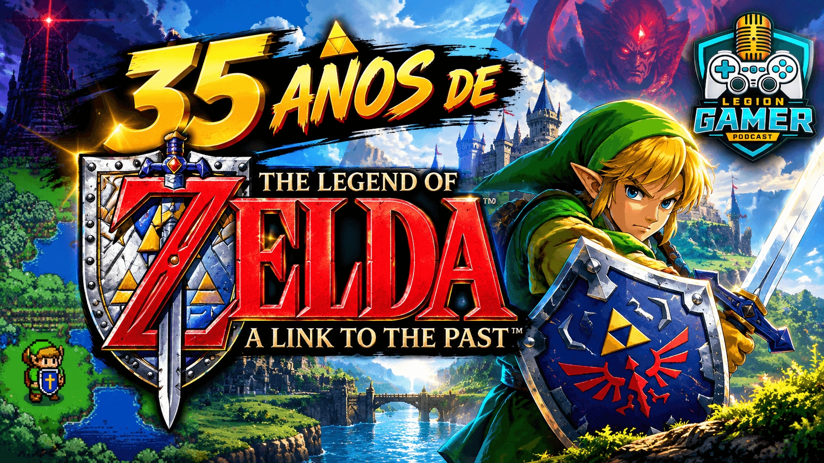 Podcast #241 - Especial Aniversario 35 de Zelda: A Link to the Past